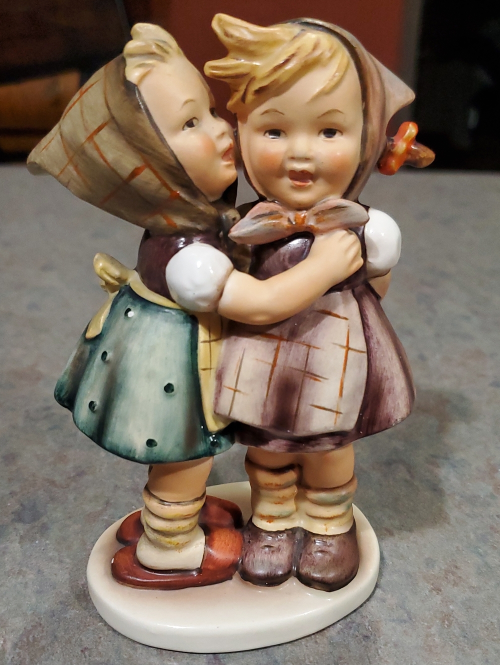 Vintage Goebel Hand-Painted Girl Figurines